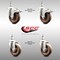 Service Caster 4 Inch 316SS High Temp Glass Filled Nylon 1/2 Inch Stem Caster Lock Brake, 2PK SS316TSTTL20S414-GFNSHT-121315-2-S2 - alternate 2